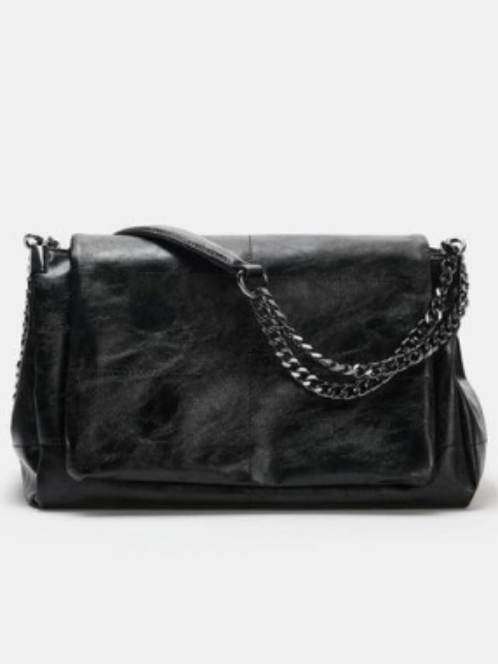 ZARA Rock style flap shoulder bag